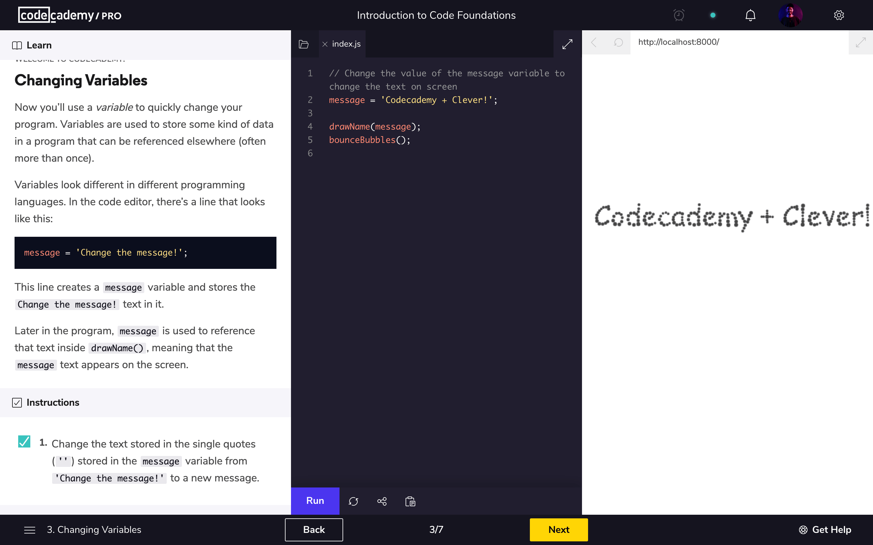 code